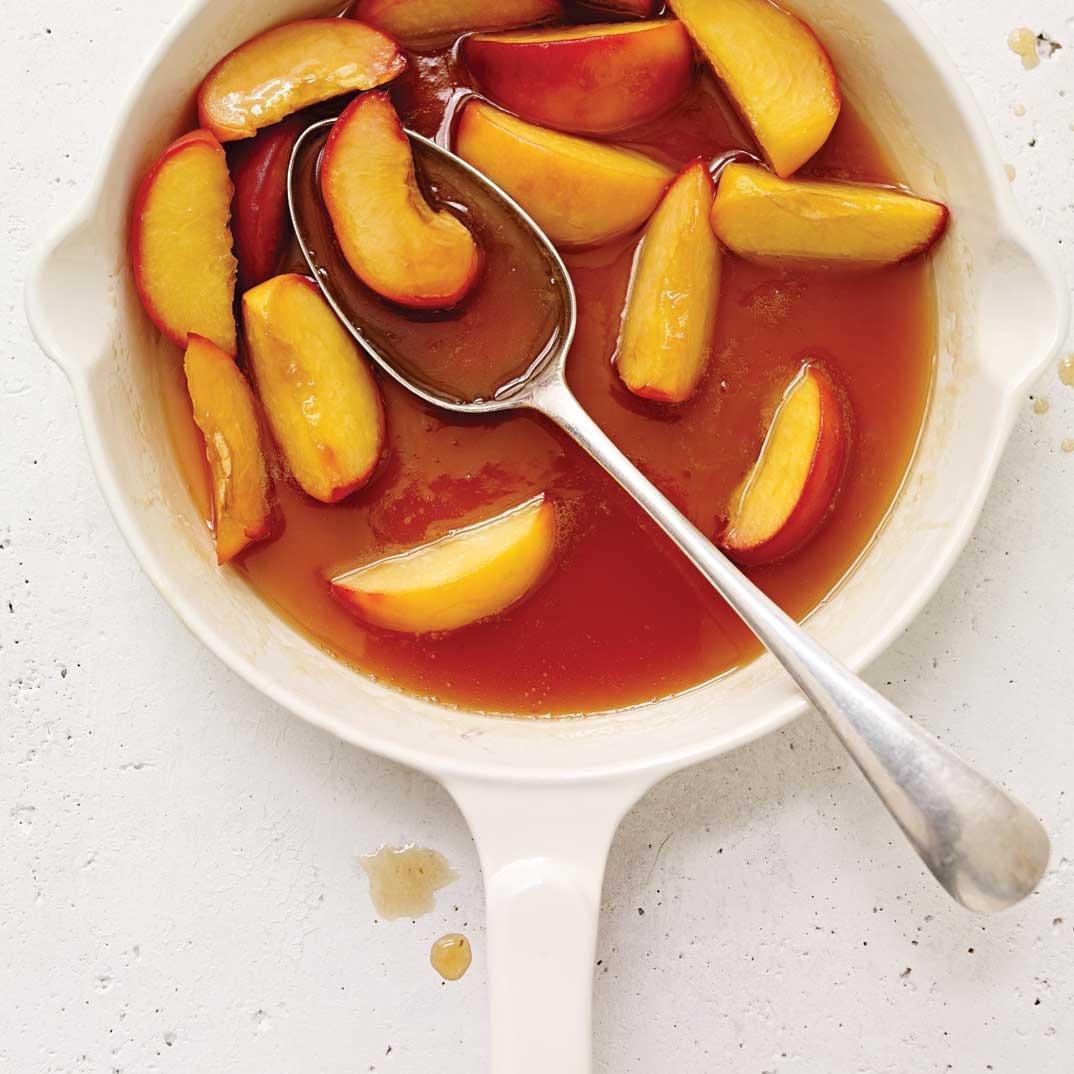 Peaches Flambé