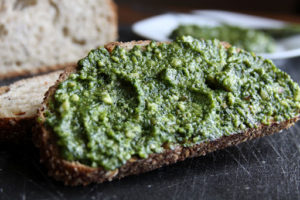 spinach basil pesto