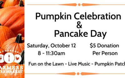 Pumpkin Celebration & Pancake Day is Saturday, October 12, 2019