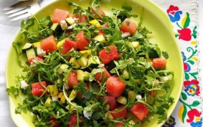 Recipe: Yellow Squash and Watermelon Salad