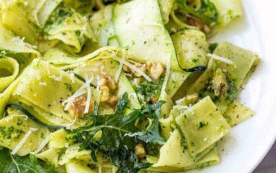 Recipe: Zucchini and Kale Pesto Pasta