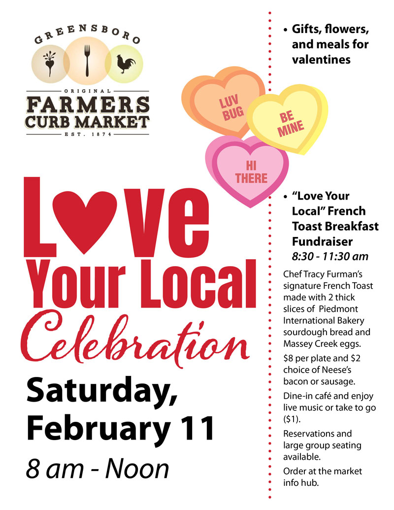 Love Your Local French Toast - Saturday February 11, 8am-noon