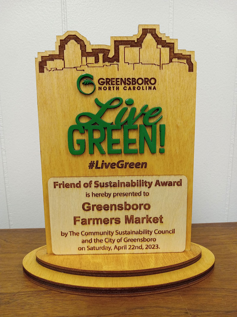 Curb Market Awarded #LiveGreen Friend of Sustainability Award