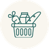 line drawn fresh food