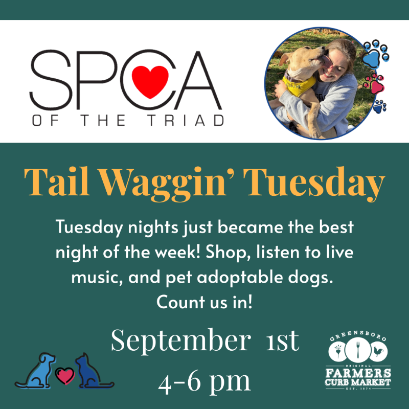 SPCA Tail Waggin’ Tuesday!